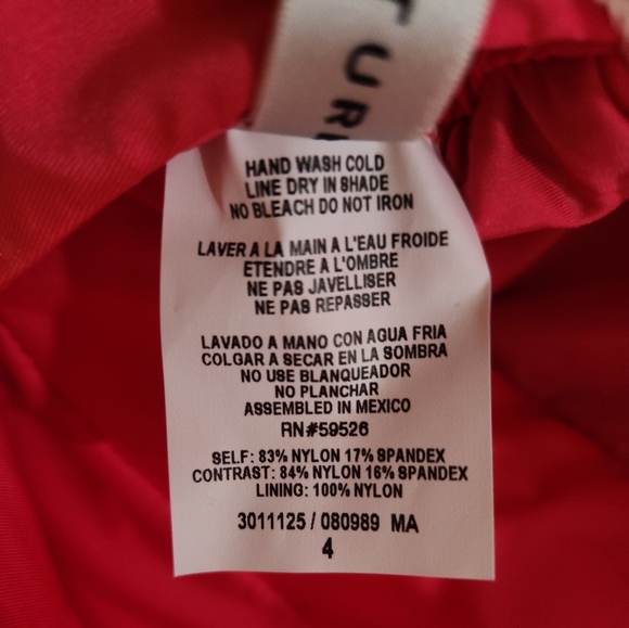 Trina Turk Women's Ruffle-Trim Plunge One-Piece Swimsuit Pink NWT - Picture 8 of 8